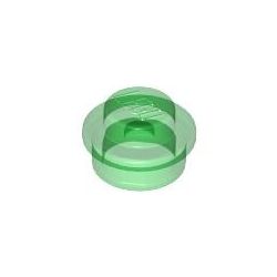 Platte 1x1 rund, transparent grün