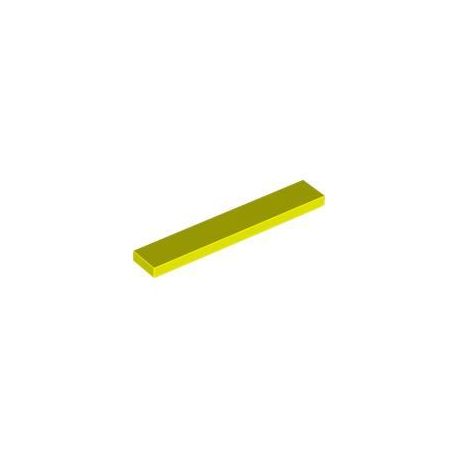 Kachel / Fliese 1x6, neongelb