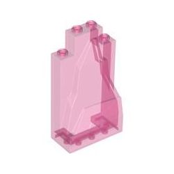 Felsen 2x4x6, transparent pink