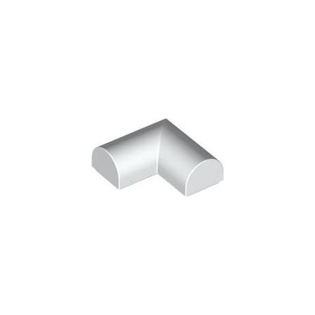 Eckbogen 2x2x2/3, weiss