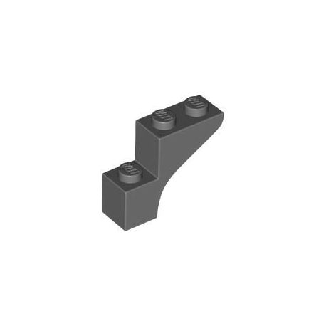 Bogen 1x3x2, dunkelgrau