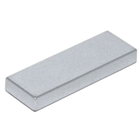 Kachel / Fliese 1x3, silber metallic