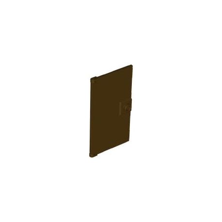Tür 1x4x6 mit Noppe, dunkelbraun