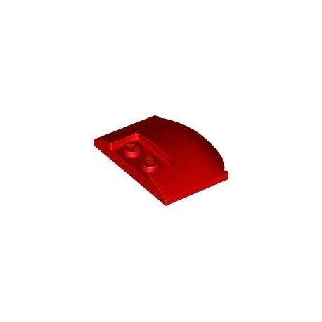 Bogen 3x4x2/3 mit zwei Noppen, rot