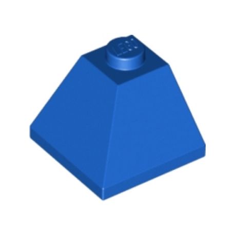 Schrägstein / Ecke 2x2, blau