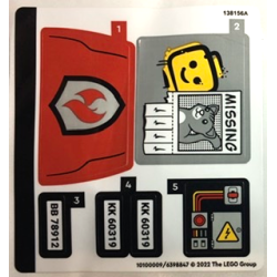 Sticker 60319 Fire Rescue & Police Chase