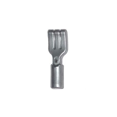 Gabel, silber matt