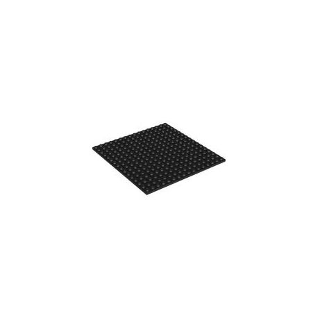 Platte 16x16, schwarz