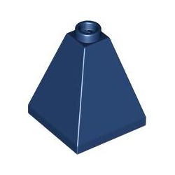 Schrägstein / Pyramide 2x2x2, dunkelblau