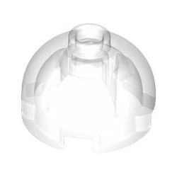 Stein 2x2 Kuppel rund, transparent