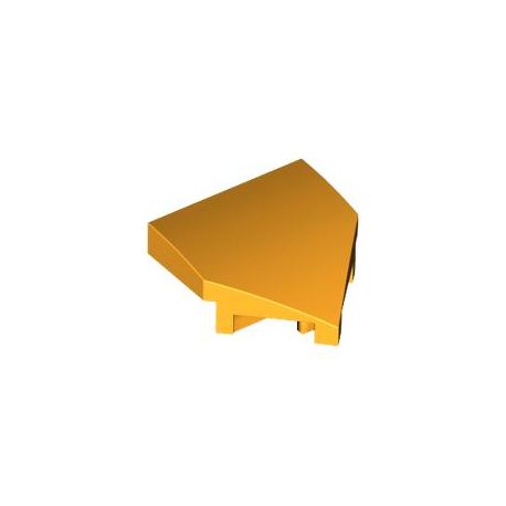Bogen 2x2x2/3 spitz, hellorange