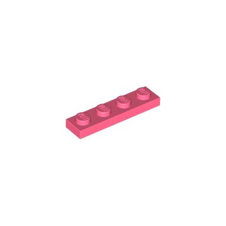 Platte 1x4, koralle