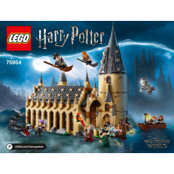 Bauanleitung & Sticker 75954 Hogwarts Great Hall
