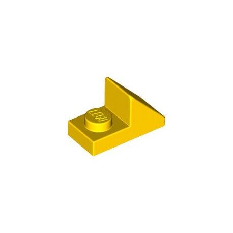 Schrägstein 1x2x2/3 mit Ausschnitt 1x1, gelb