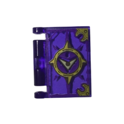 Buchcover "Book of Evil", transparent violett