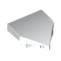Bogen 2x2x2/3 spitz, weiss