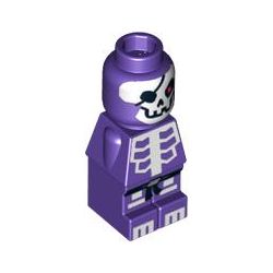 Ninjago "Skeleton" Microfigur, dunkelviolett