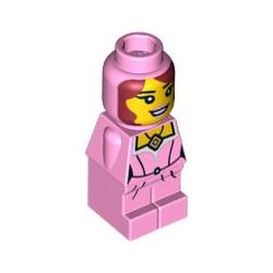 Lego Champion "Female" Microfigur, hellpink