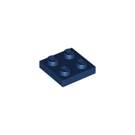 Platte 2x2, dunkelblau