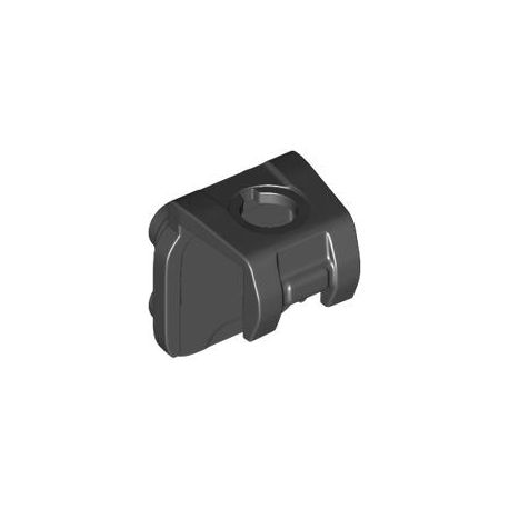 Rückenplatte mit Frontriemen, schwarz