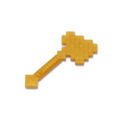 Minecraft Axt, gold matt