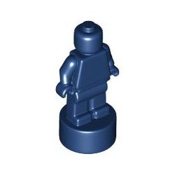 Mini Statue / Trophäe einfarbig, dunkelblau
