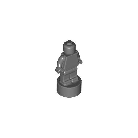 Mini Statue / Trophäe einfarbig, dunkelgrau