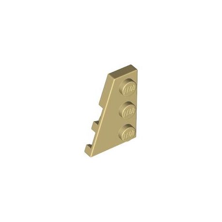 Platte 2x3 schräg links, beige