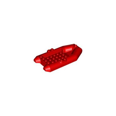 Schlauchboot, rot