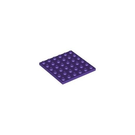Platte 6x6, dunkelviolett