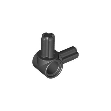 Achsennabe L-Form mit Pinloch, schwarz