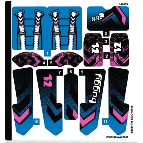 Sticker 42164 Off-Road Race Buggy