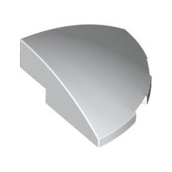 Bogen 3x3x1 viertelrund, weiss