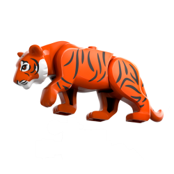 Tiger, rotorange