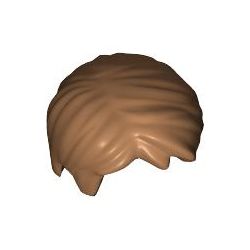 Haare kurz, zerzaust, hellbraun