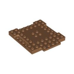 Bodenplatte 9x8x2/3, hellbraun