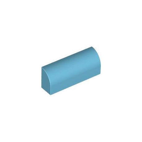 Bogen 1x4x1 1/3, azurblau