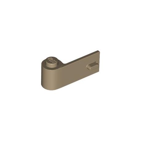 Tür 1x3x1 links, dunkelbeige