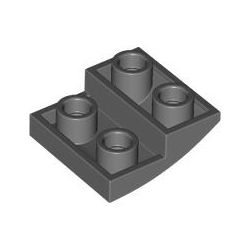 Bogen 2x2 invers, dunkelgrau