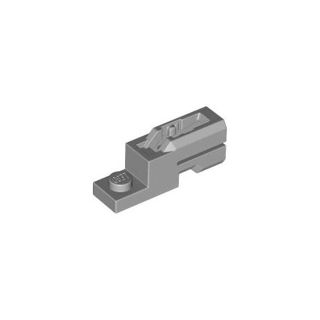Platte 1x2 mit Disc Shooter, hellgrau