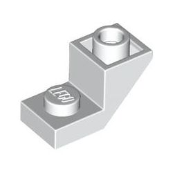 Schrägstein 1x2 invers mit 2/3 Ausschnitt, weiss