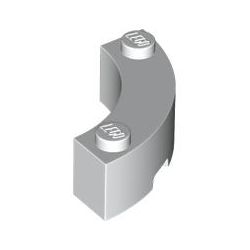 Stein 3x3 - 1/4 Kreis, weiss