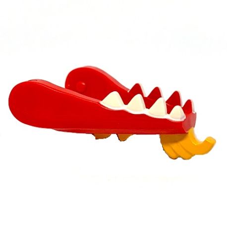 Drachen, mittlerer Unterkiefer, rot