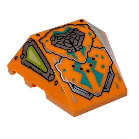 Bogen 4x3 "Schlangenkopf", orange