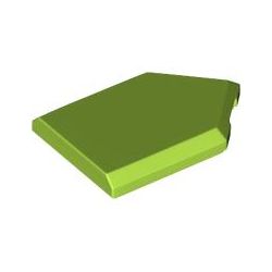 Kachel / Fliese 2x3 fünfeckig, limette