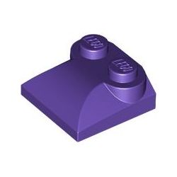 Bogen 2x2 mit 2 Noppen, dunkelviolett