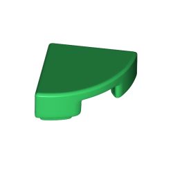 Kachel / Fliese 1x1 viertelrund, grün