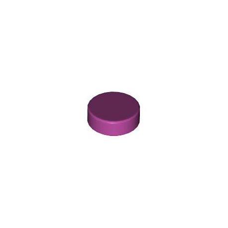 Kachel / Fliese 1x1 rund, magenta