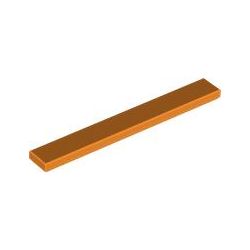 Kachel / Fliese 1x8, orange