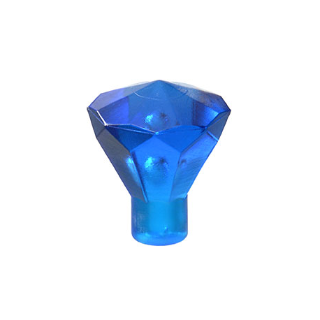 Juwel, transparent dunkelblau